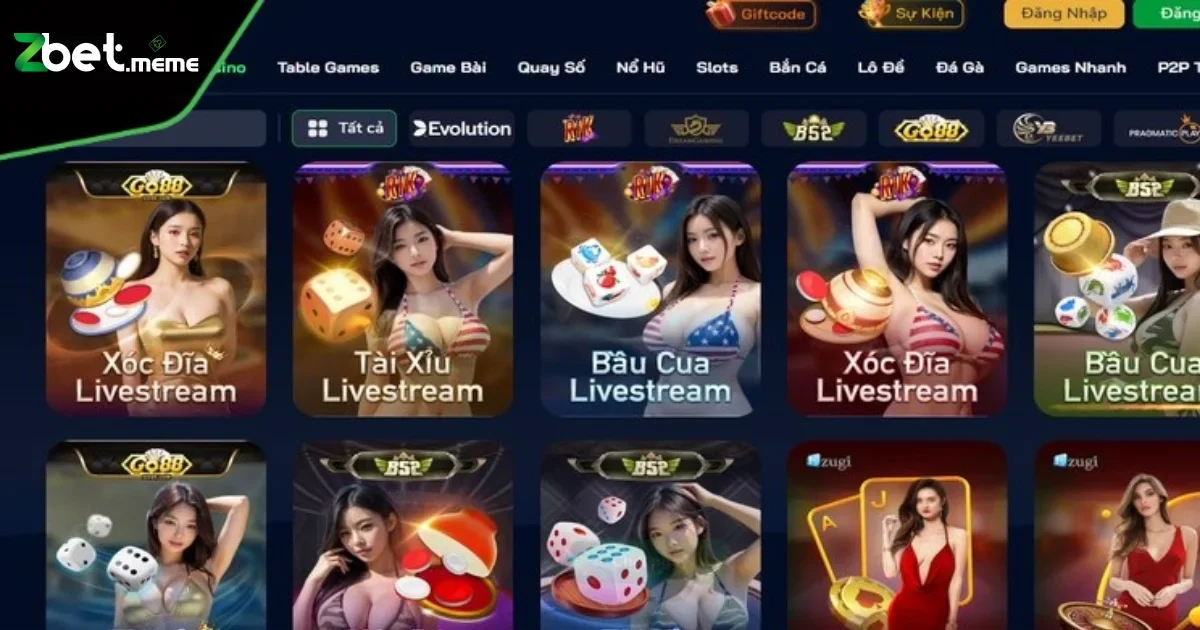 Casino ZBet: Trải Nghiệm Đẳng Cấp Tại Nhà Cái Uy Tín Số 1 3 Live Casino Zbet: Chơi Thực Tế, Kết Nối Mọi Lúc