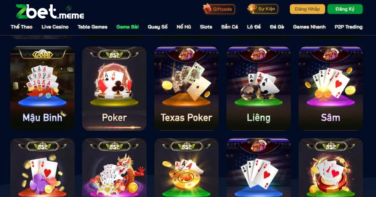 Các Trò Chơi Hot Nhất Tại Zbet