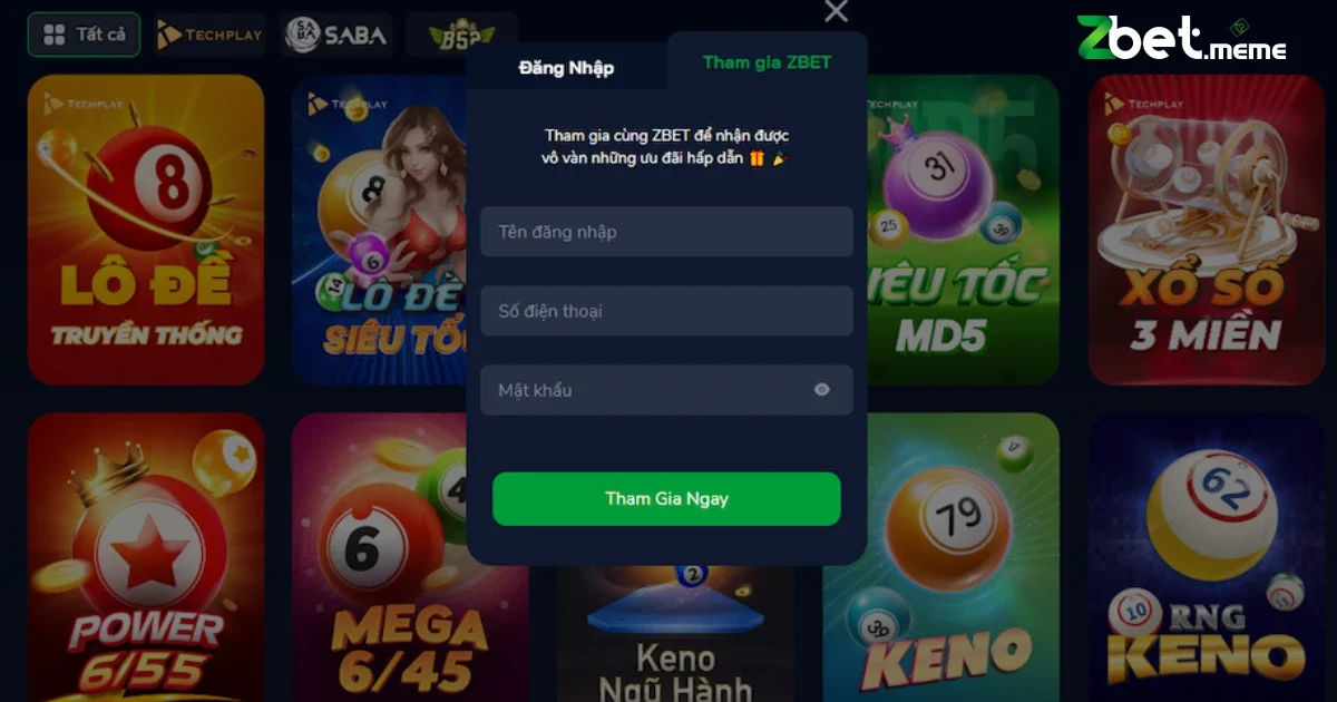 Hướng Dẫn Đăng Ký Tài Khoản Tại Zbet